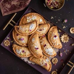 Gujiya Recipe - Make The Best Mawa Gujiya - Video - Cubes N Juliennes