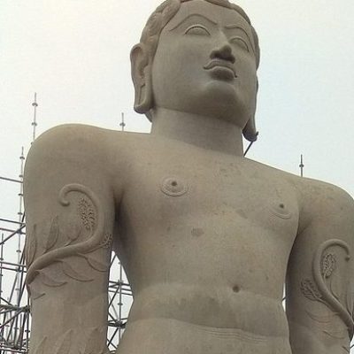 the statue of gommattesvara, south india